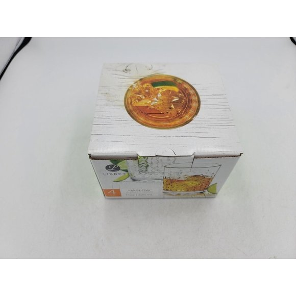 Libbey Glass Harlow Set Of 4 11oz. New A13 - Picture 5 of 9